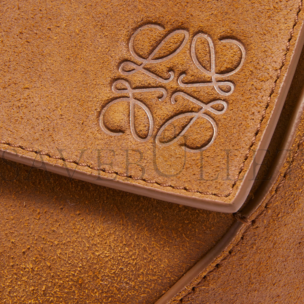 l*ew* large puzzle bag in pressed suede b510p00x03 (33*21.5*14.7cm)